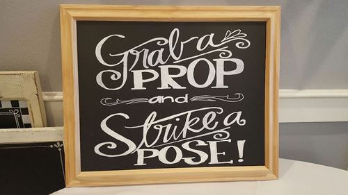 Picture of Chalkboard (Photobooth Grab a Prop)  - Natural