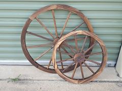 Picture of Decor (Wagon wheel) Medium - Brown