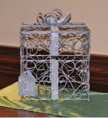 Picture of Decor (Gift Card box)  - Silver Bling