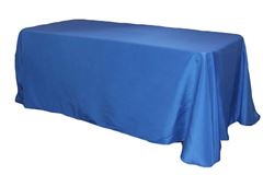 Picture of Table Cloth 90X132 - Royal blue (Poly Rectangle)