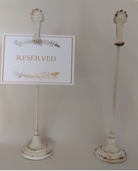 Picture of Table Numbers (Iron stand)  - Off white