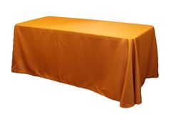 Picture of Table Cloth 90X132 - Burnt Orange (Poly Rectangle)
