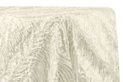 Picture of 90X156 - Ivory (Wave Satin Rectangle)