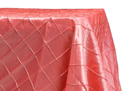 Picture of 90X156 - Coral (Pintuck Taffeta Rectangle)