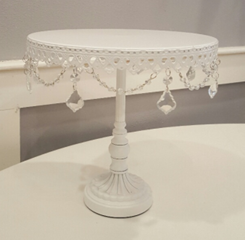 Picture of Cake Stand (White Jeweled Cake stand) 12 - White