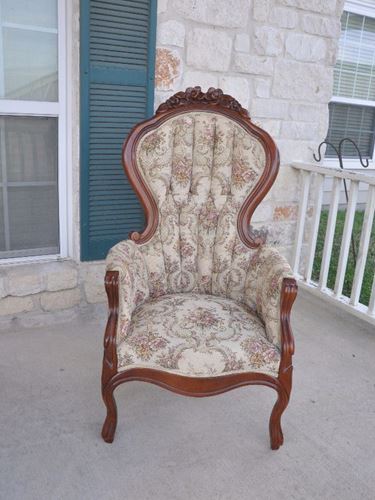 Picture of Furniture (Burke wingback HIS chair)  - Ivory