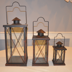 Picture of Lantern (X Style L) Lg - Brown