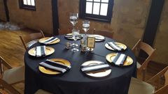 Picture of Table Cloth 120 - Black (Poly Round)