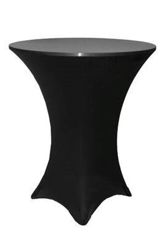 Picture of Table Cloth 36 - Black (Stretch Round Cocktail)