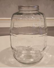 Picture of Candy Jar (Barrel Glass Jar)  - Clear
