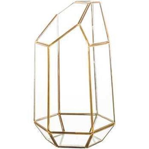 Picture of Vase (Tall Geometric Terrarium) 5X10 - Gold