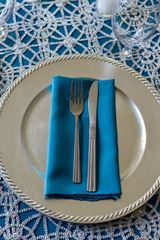 Picture of Napkin 19X19 - Teal (Poly Square)