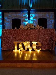 Picture of Marquee (Love) Med - White