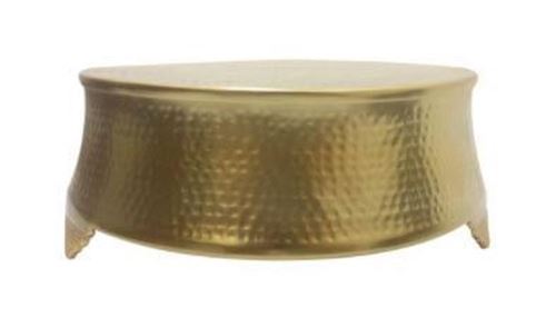 Picture of Cake stand (Hammered Round) 18 - Gold