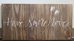 Picture of Sign (S'mores Sign)  - Brown