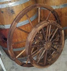 Picture of Decor (Wagon wheel) Medium - Brown