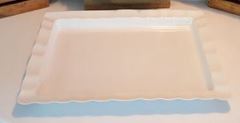 Picture of Catering (White Scalloped Platter) 24 Rect - White