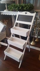 Picture of Furniture (Tiered chalkboard stand)  - White
