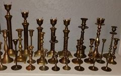 Picture of Candle Holder (Mismatch Candlestick) Sm - Brass