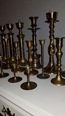 Picture of Candle Holder (Mismatch Candlestick) Tall - Brass