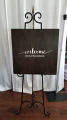 Picture of Sign (Welcome Beginning) 24 - Brown