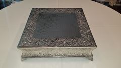 Picture of Cake stand (Square Cake stand) 18 - Silver