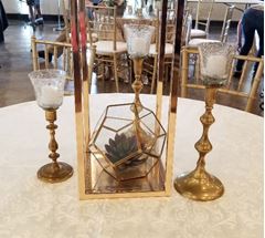 Picture of Candle Holder (Mismatch Candlestick) Med - Brass