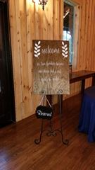 Picture of Sign (Welcome pick a seat) 23X24  - Wood