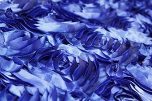 Picture of 90X156 - Royal Blue (Satin Rosette Rectangle)