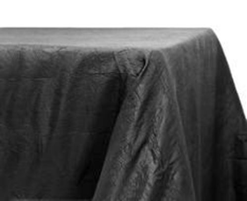 Picture of 90X132 - Black (Crushed Taffeta Rectangle)