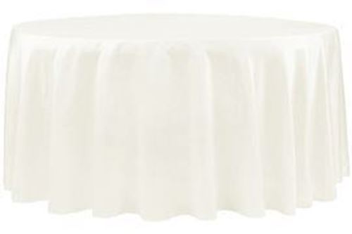 Picture of 120 - Ivory (Lamour satin round)