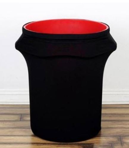 Picture of Decor (Stretch trash can cover) 40 gal - Black
