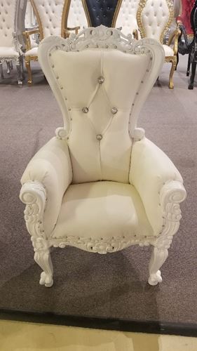 Picture of Decor (Kids Throne Chair)  - White