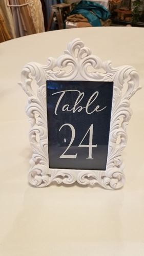 Picture of Table Frame (Baroque Frame) 5X7 - White