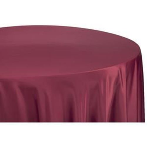 Picture of 120 - Burgundy (Lamour satin Round)