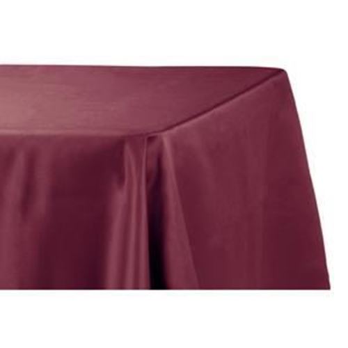 Picture of 90X156 - Burgundy (Lamour satin Rectangle)