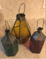 Picture of Lantern (Moroccan trio) Colorful - Assorted