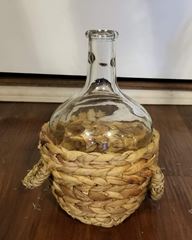 Picture of Vase (Wicker Jug) 7.5x8.5x11 - Clear