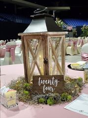 Picture of Table Numbers (Wooden Block)  - Brown