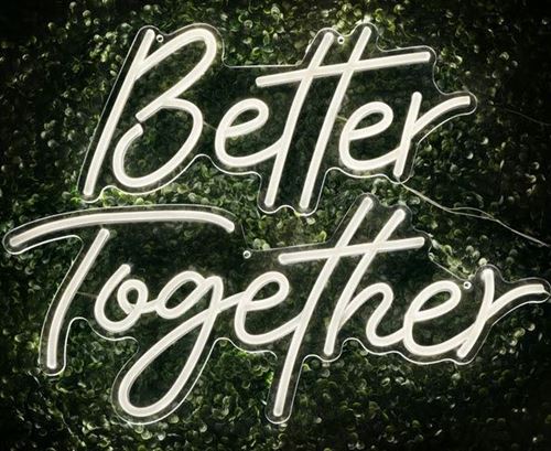 Picture of Sign (Better Together Neon) 18X24 - White