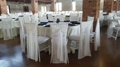 Picture of Chiavari Chair Cover - Ivory (Chiffon Chair Cap)