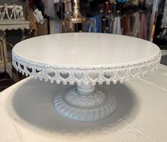 Picture of Cake Stand (Round Plain) 12" - White