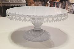 Picture of Cake Stand (Round Plain) 12" - White