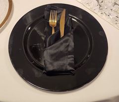 Picture of Charger Plate (Plain) 13 - Black
