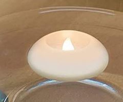 Picture of Candle (Large LED floating) 3" - White
