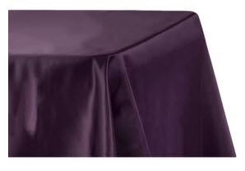 Picture of 90X132 - Eggplant (Lamour satin Rectangle)