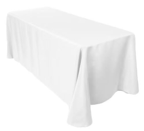 Picture of 108X156 - White (King Drape Poly Rectangle)