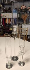 Picture of Decor (Crystal taper candle holder)  - Clear