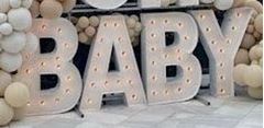 Picture of Marquee (BABY Light Up Sign) 4ft - White