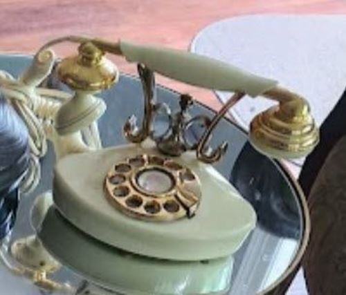 Picture of Decor (Vintage Rotary Phone)  - Ivory
